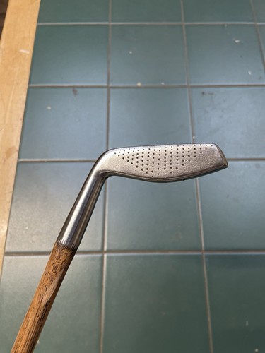 Hickory Golf Club Gibson Star Patent Dominie Mallet Putter No 821583 Superb - Picture 16 of 21