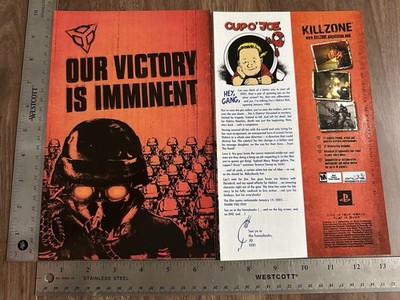 2004 Killzone Our Victory Is Imminent Sony PlayStation 2 Print Ad/Promo Art