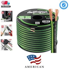 16 AWG Gauge Speaker Wire Cable Stereo, Car or Home Theater, CCA 100 Feet by