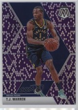 2019-20 Panini Mosaic Purple Snakeskin Prizm 7/24 TJ Warren #165 0my9