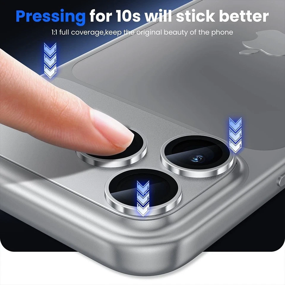 Durable Camera Lens Protector Full Coverage Cover For iPhone 17 Pro Max/17 Pro - Image 4 of 4