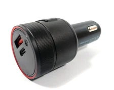 Syncwire Bluetooth FM Transmitter for Car USB Charging Black Red New Open Box