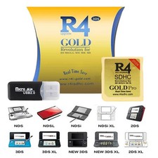 2026 NEW Version R4 Gold Pro SDHC R4i For DS/3DS/2DS Revolution Cartridge USB 