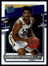 2021-22 Panini Chronicles Cameron Thomas Rookie College Card #215. rookie card picture