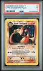 2000 POKEMON ROCKET #4 DARK CHARIZARD-HOLO PSA 1
