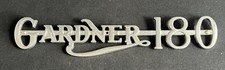 GARDNER 180 ENGINE SCRIPT CAB BADGE VINTAGE COMMERCIAL LORRY WAGON TRUCK EMBLEM