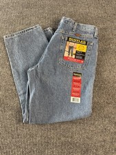 NWT Wrangler Rustler 36x29 Reg Fit Straight Leg Heavyweight Workwear Jeans Y2K