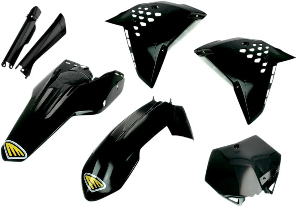 Kit de carrocería Cycra Powerflow - negro moto cross 1CYC-9306-12 1403-1084 Foto 2 de 4