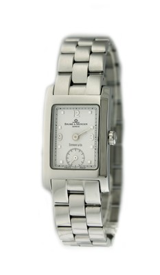 Baume Mercier Hampton Tiffany & Co MV045063 20mm Steel White Dial