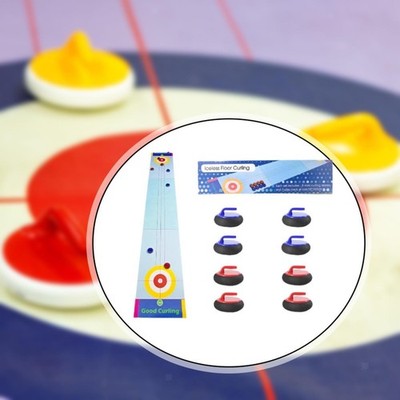 Tabletop Curling Spiel Einfach einzurichten Indoor Spaß Desktop Freizeit Sport Spiel