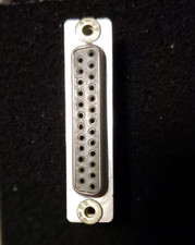 Lot of 10, Pulled D-SUB 25 PIN FEMALE SOCKET CONNECTOR, 0.109", Solder Terminals