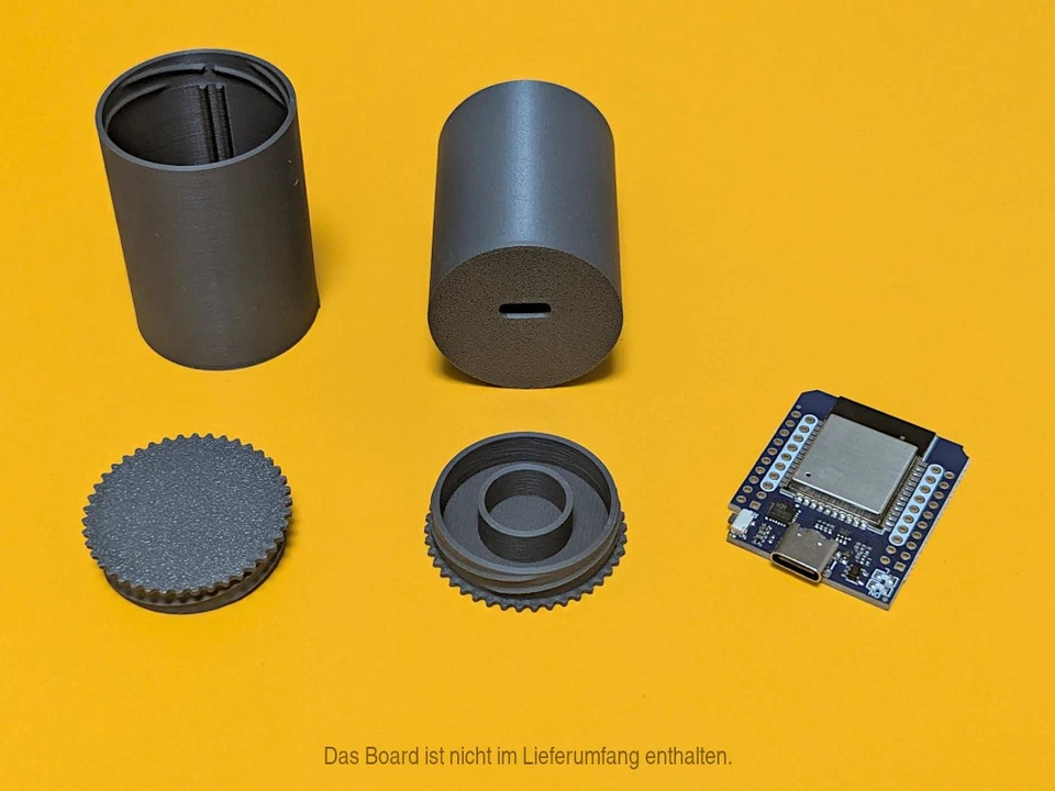 Robustes Gehäuse mit Kabelverschraubung für D1 Mini ESP32, Enclosure