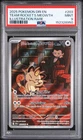 2025 POKEMON DRI EN-DESTINED RIVALS TEAM ROCKET'S MEOWTH 203 - PSA 9
