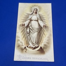 MADONNA IMMACOLATA  PREGHIERA Santino - immagine sacra