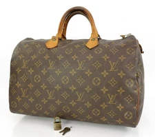Authentic LOUIS VUITTON Speedy 35 Monogram Boston Hand Bag Purse #62264