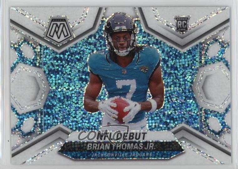 2024 Panini Mosaic NFL Debut White Sparkle Prizm Brian Thomas Jr Rookie RC 1fl4