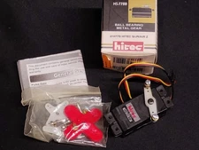 Hitec HS-77 Low Profile Ball Bearing Aileron Servo Metal Gear HS77BB/HS77/77BB