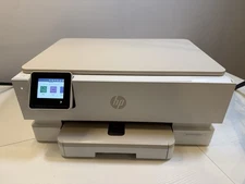 HP ENVY Inspire 7255e Wireless Inkjet All-in-One Printer - White/Beige