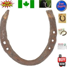 Unique Rustic Horseshoe with Certificate - Spiritual Gift of Luck and Prosperity