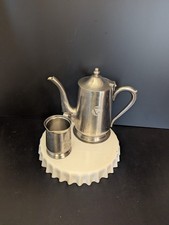 Vintage Oneida Northwest NW Orient Stainless Steel Tea /Coffee Pot & Creamer