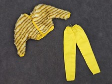 VTG 1983 Barbie Twice As Nice Fashion #4822 Reversible Faux Fur Jacket Pants