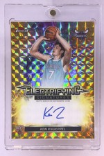 2025-26 Topps Finest Kon Knueppel RC Electrifying Signatures Gold Geometric /50