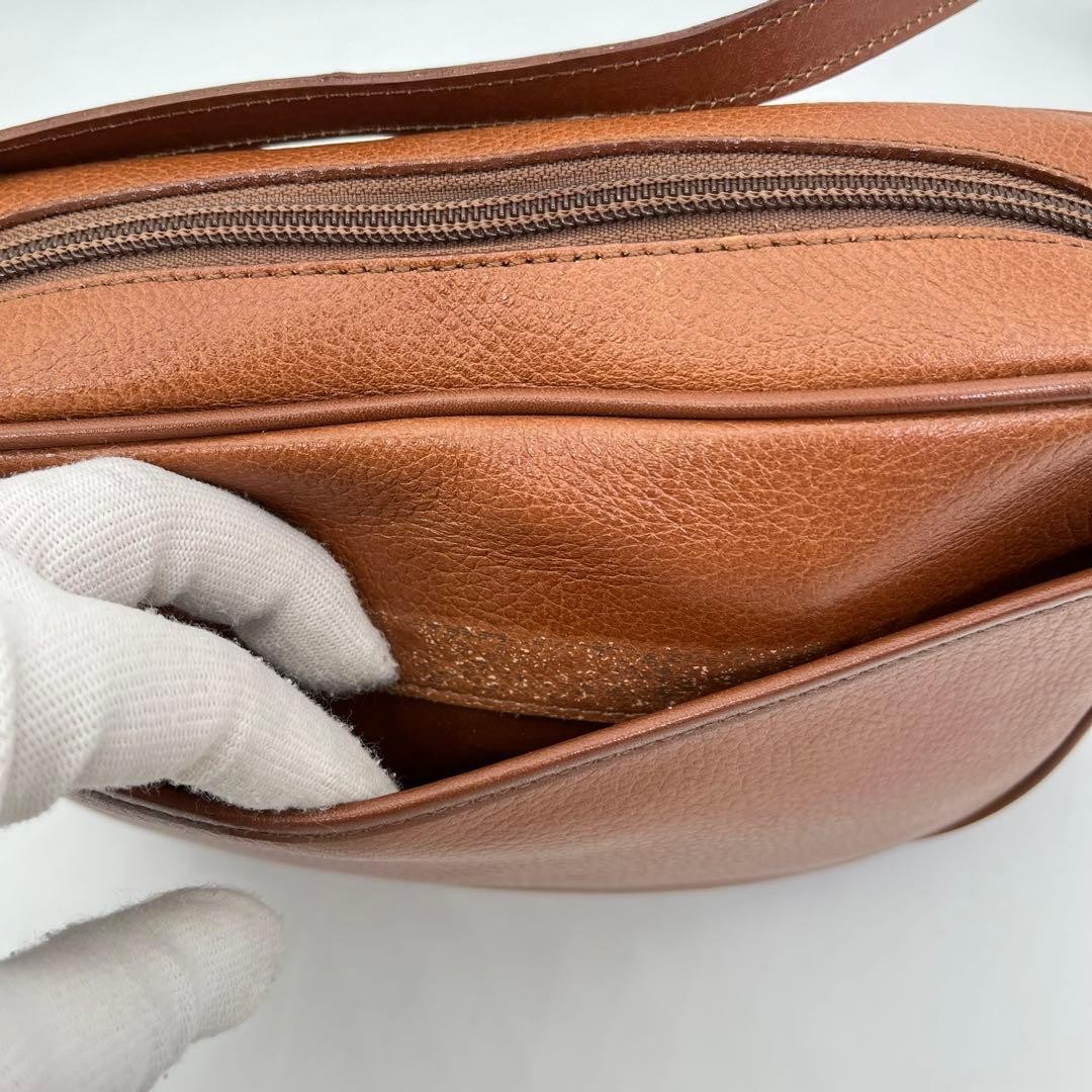 Used Authentic Burberrys Shoulder Bag Crossbody Leather Brown JAPAN 452389 thumbnail 9