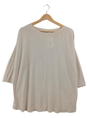 Cartoon Damen Pullunder 3/4-Arm Beige Gr. 40 L 100% Lyocell Basic