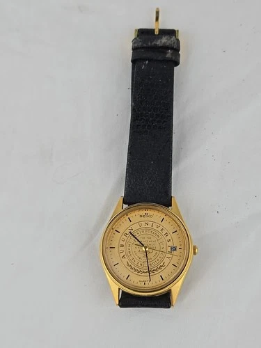Rare Seiko Quartz Auburn University FOR THE ADVANCEMENT OF SCIENCE AND ARTS