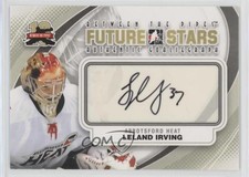 2011-12 ITG Between the Pipes Authentic Goaliegraph Leland Irving #A-LI Auto 2d8