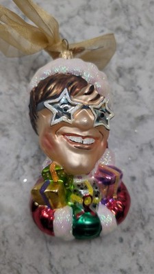Christopher Radko Sir Elton Claus Elton John AIDS Foundation Christmas Ornament