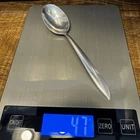 International 925 Sterling 1953 Silver Rhythm Soup Spoon Weight 42 grams 6 3/4”