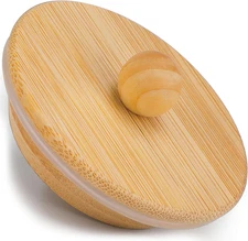 Bamboo Lid for Chemex Coffee Makers 3/6/8/10 Cup, Innovative Design, Made of Nat