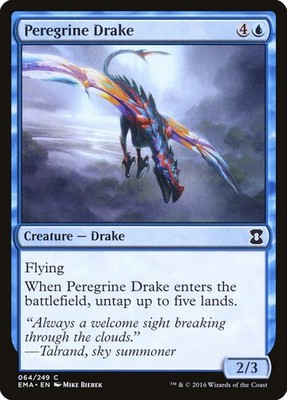 MTG Magic the Gathering Peregrine Drake (64/265) Eternal Masters LP