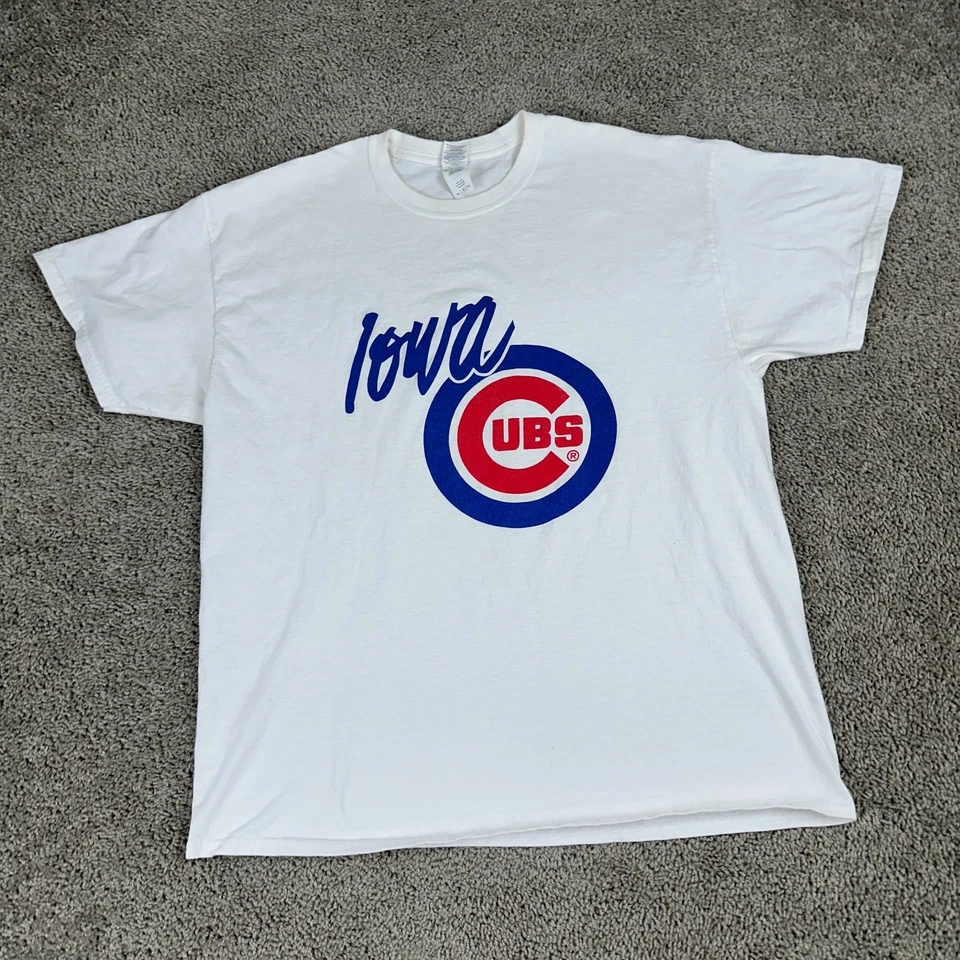 爱荷华州小熊队衬衫男式特大号白色蓝色小联盟短袖棒球 — 第 2/4 张图片