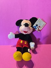 Disneyland Paris Exclusive Mickey Mouse Bean bag Plush 10" Magic VTG NWT DISNEY