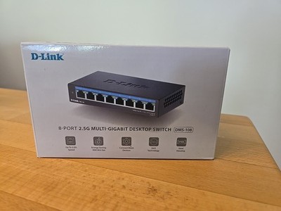 D-LINK D-Link DMS-108 5-Port Multi-Gigabit Unmanaged Destop Switch 8
