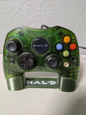 Original Xbox Limited Special Edition Halo Green OEM S Type Controller Tested