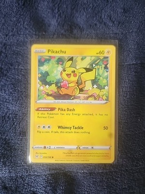Pokemon Tcg Pikachu 052/196 Swsh11: Lost Origin Regular NM+ Ships Fast 