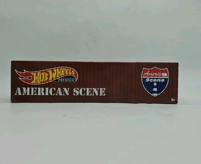 SEALED! Hot Wheels Premium American Scene Cargo Shipping Container New