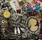 Vintage & Modern Some Signed Costume Jewelry Lot Full Small Priority Box # 43
