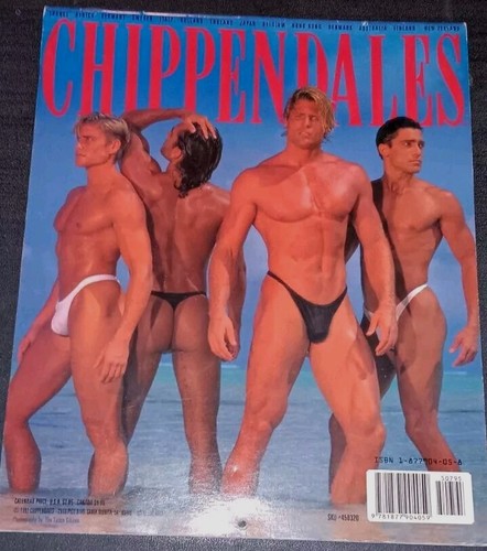 Calendario CHIPPENDALES Vintage Autentico 1993 Rare Foto Sexy Oggetto da Collezione - Foto 2 di 6