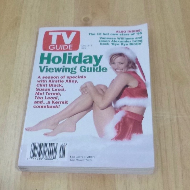 TV Guide Dec 2-8 1995 Tea Leoni/The Naked Truth Cover Charlotte NC Edition