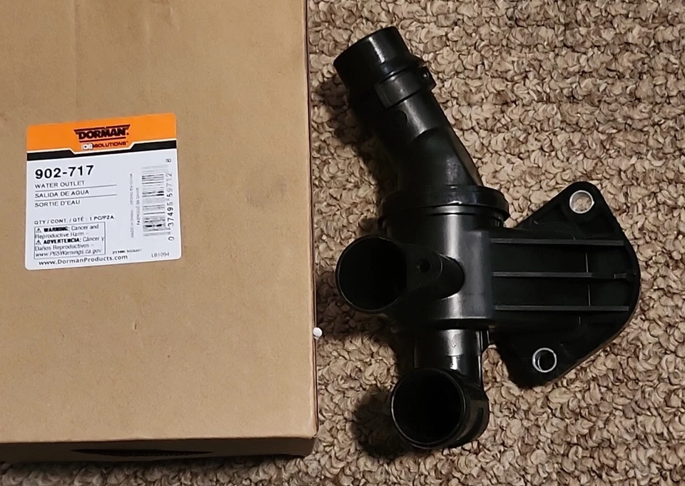 Carcasa termostato refrigerante motor bloque motor para Volkswagen Jetta 2006-2007 -- Foto 2 de 2