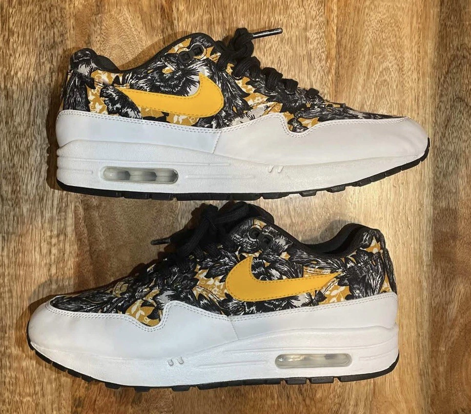 bizon Afstotend De kerk Nike Air Max 1 Tropical Floral 633737-100 Sneakers Women's Size 10 | eBay