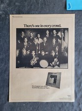 Eric Clapton There's One In Every Crowd Album Promo Print Advertisement 1975
