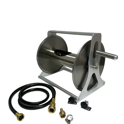ZORRO Stainless Steel Mountable Reel with Extension Hose - Picture 4 of 7