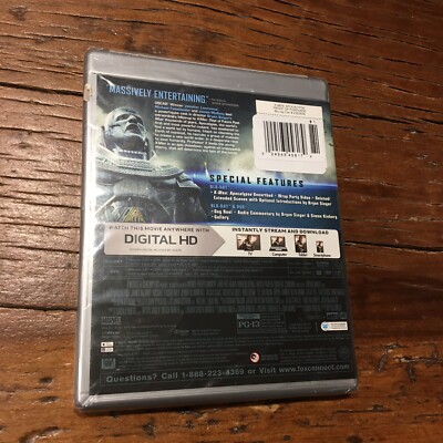  Man DVD＆BluRay X-MEN Apocalypse (2016, Blu-Ray Disc + DVD) NEW SEALED (digital hd