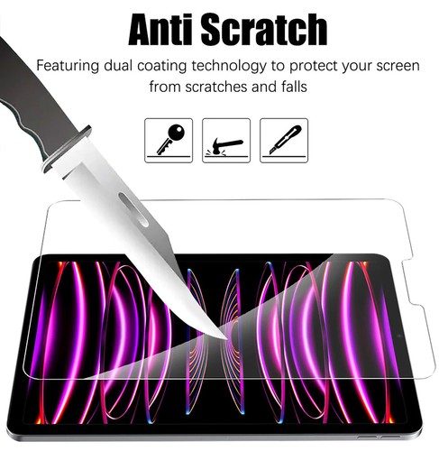 2pcs Tempered Glass Screen Protector for Apple iPad PRO 11'' 2021 4th Gen 2022 - 第 3/9 張圖片