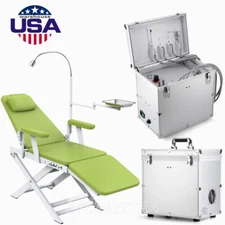 Dental unidad móvil de entrega de succión compresor de aire 4Hole/Silla de silla